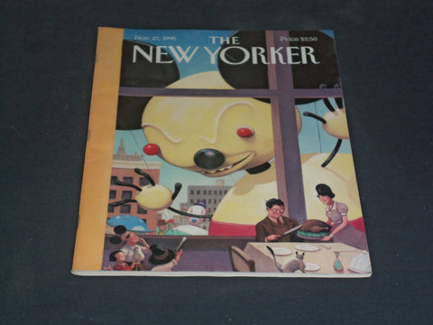 1995 NOVEMBER 27 THE NEW YORKER MAGAZINE - ILLUSTRATED COVER - NY 1780