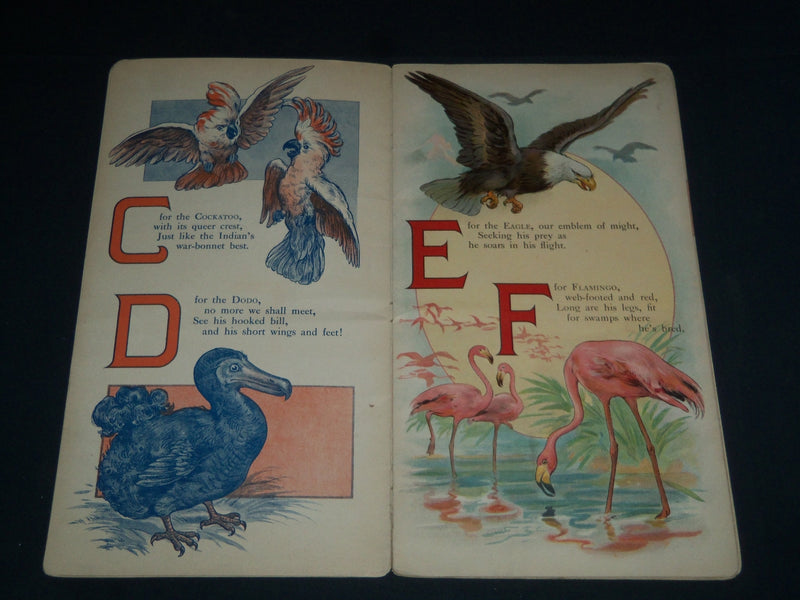 1916 A. B. C. BOOK OF BIRDS NO. 41 PICTURED BY W. F. STECHER - HODGMAN - J 3979