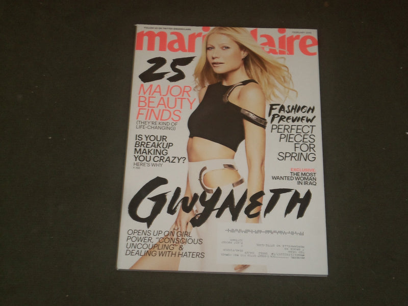 2015 FEBUARY MARIE CLAIRE MAGAZINE - GWENYTH PALTROW COVER - B 3376