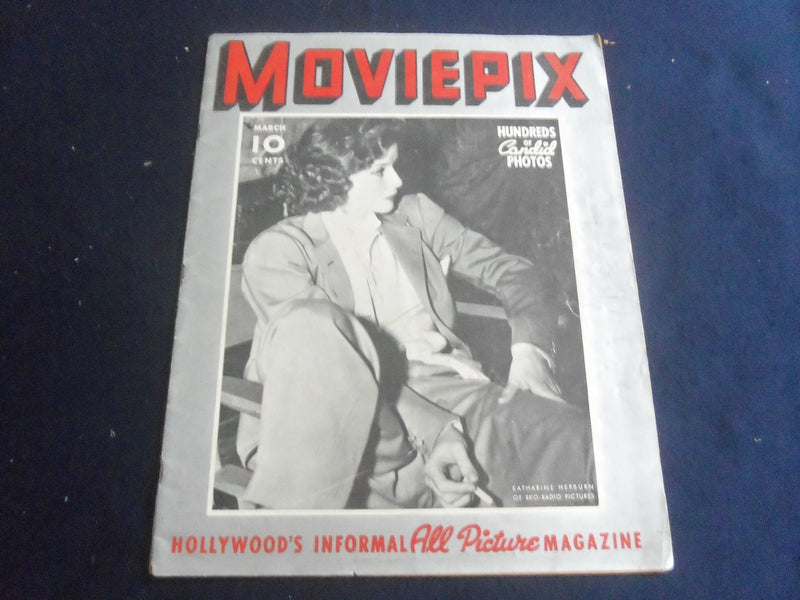 1938 MARECH MOVIEPIX MAGAZINE - KATHARINE HEPBURN COVER - SP 6749X