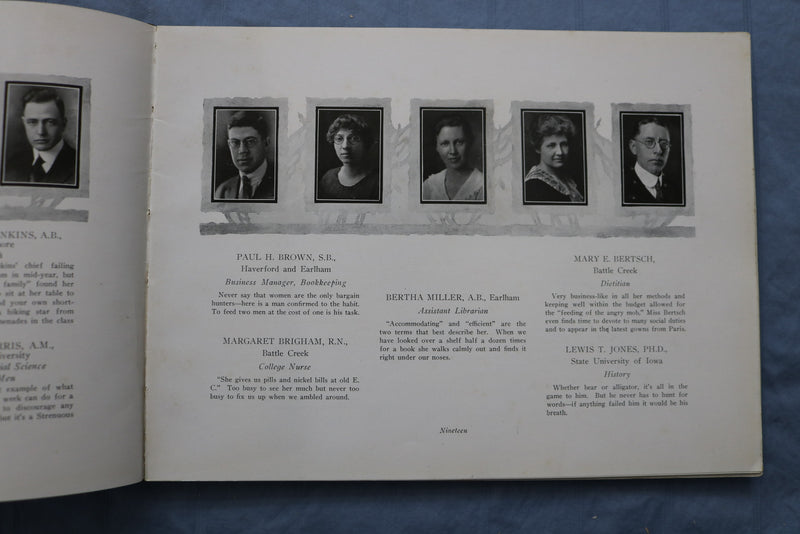 1920 THE SARGASSO EARLHAM COLLEGE YEARBOOK - RICHMOND, INDIANA - YB 3423