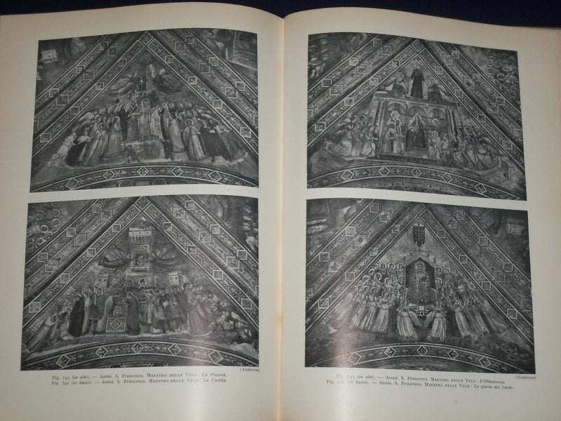 1953 L' ARTE MEDIOEVALE VOLUME BY EMILIO LAVAGNINO - ITALIAN - ILLUS. - KD 2193