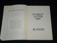 1921 SCARLET LETTER RUTGERS COLLEGE YEARBOOK - NEW JERSEY -NICE PHOTOS- YB 1695