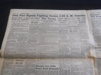 1940 JUNE 24 L. A. EVENING HERALD EXPRESS NEWSPAPER-ARMISTICE COMPLETED- NP 5740
