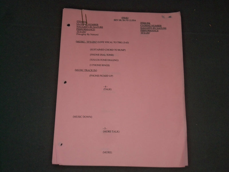 1993 TOWNSEND TELEVISION - TELEVISION SCRIPTS - LOT OF 7 - O 3097