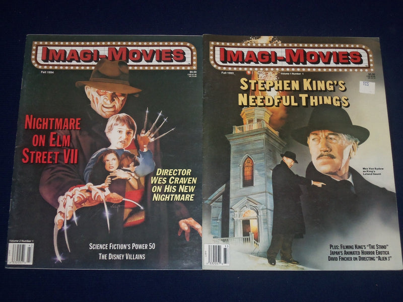 1993-1995 IMAGI-MOVIES MAGAZINE LOT OF 5 - PREMIERE ISSUE - NICE PHOTOS - J 1556