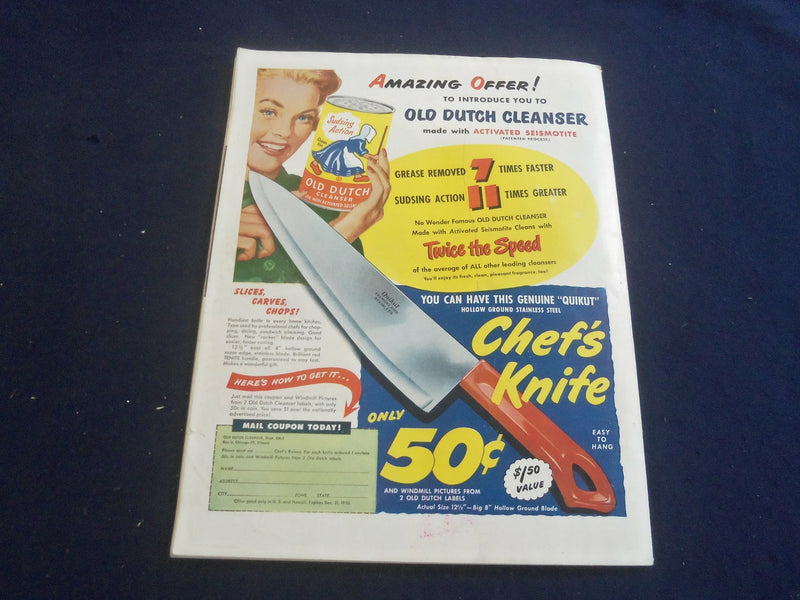 1950 OCT WOMAN'S HOME COMPANION MAGAZINE - TAYLOR CALDWELL NOVEL - ST 1115G