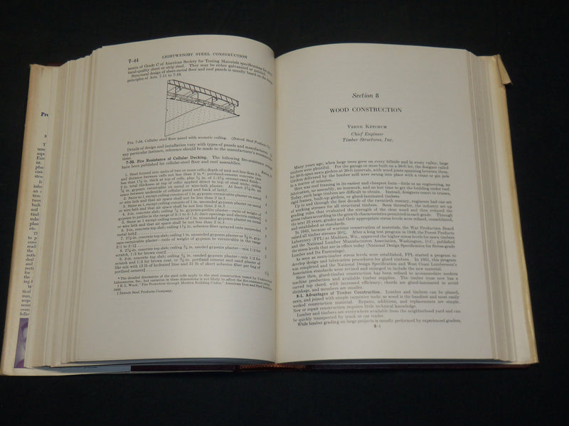 1958 BUILDING CONSTRUCTION HANDBOOK BY FREDERICK MERRITT - FIRST EDN - KD 5941