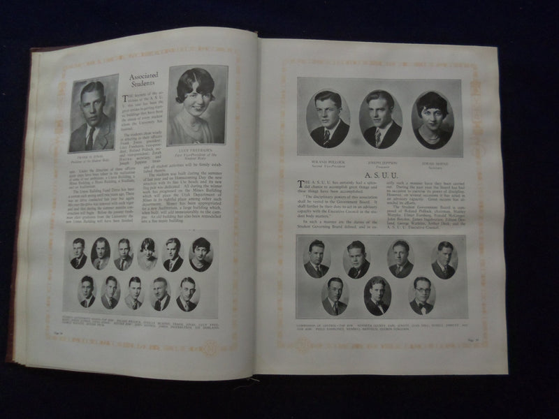 1929 THE UTONIAN UNIVERSITY OF UTAH YEARBOOK - SALT LAKE CITY, UTAH - YB 3123