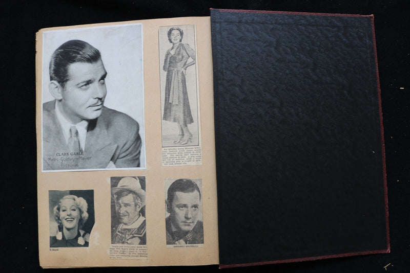 MOVIE STARS SCRAPBOOK - MANY PHOTOS - E 26438