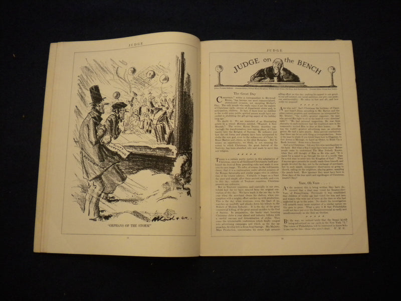 1926 DECEMBER 25 JUDGE MAGAZINE - PARLOR TRICKS - B 435R