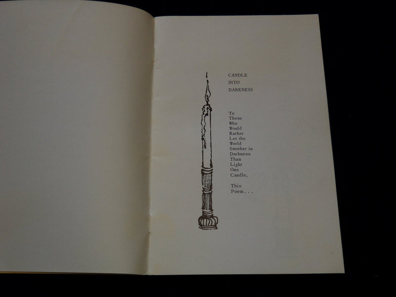1973 CANDLE INTO DARKNESS BOOK BY JOHN MARK - S. K. YOUNG - J 7314