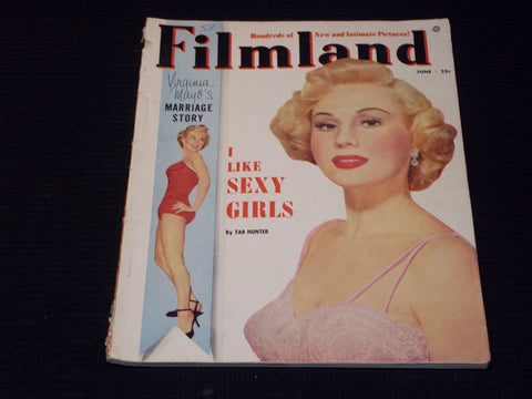 1953 JUNE FILMLAND MAGAZINE - VIRGINIA MAYO FRONT COVER - E 14142
