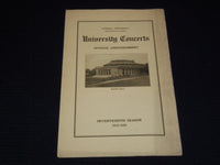 1919-1920 CORNELL UNIVERSITY CONCERTS PROGRAM - KREISLER - J 7527