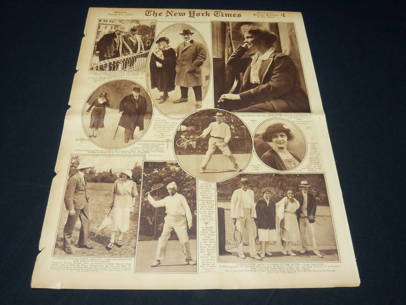 1922 APRIL 23 NEW YORK TIMES PICTURE SECTION - CHESTERFIELD FULL AD - NT 8854