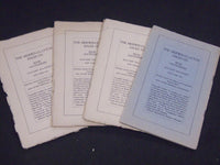 1910 MERWIN - CLAYTON SALES CO. AUCTION CATALOGUES LOT OF 4 - KD 2099R