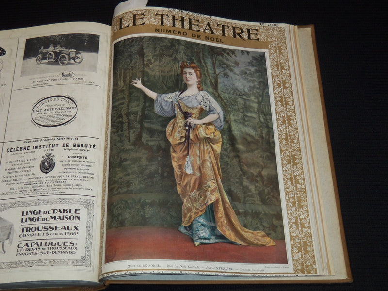 1910 JULY-DECEMBER LE THEATRE MAGAZINE BOUND VOLUME - 12 ISSUES - KD 2278N