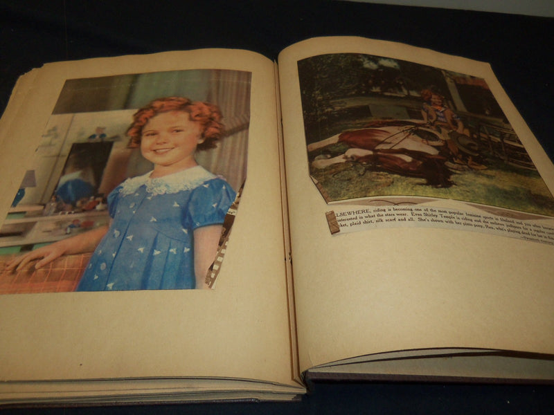 1930'S HOLLYWOOD STARS SCRAPBOOK - TEMPLE - HARLOW - 39A