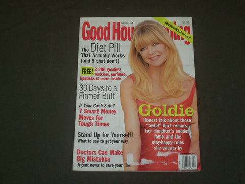 2001 APRIL GOOD HOUSEKEEPING MAGAZINE - GOLDIE HAWN - B 1174