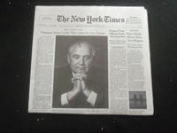 2022 AUGUST 31 NEW YORK TIMES - MIKHAIL GORBACHEV DIED (1931-2022)