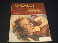 1941 OCTOBER MCCALL'S MAGAZINE - NICE COLOR COVERS & ADS - E 1036