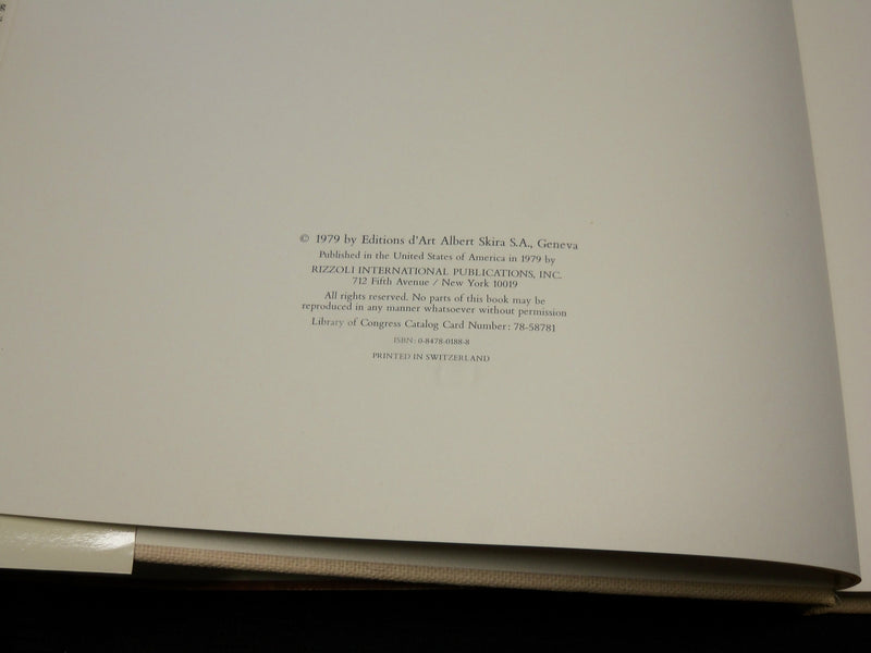 1979 BALTHUS HARDCOVER BOOK BY JEAN LEYMARIE - COLOR PAINTINGS - R 603A