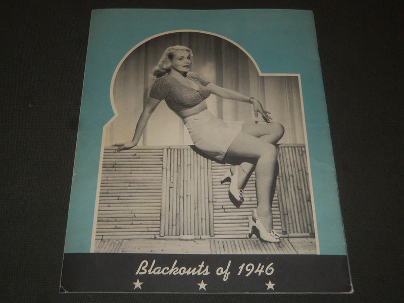 1946 KEN MURRAY'S BLACKOUTS PROGRAM - GREAT PHOTOS - BOB HOPE - J 2166