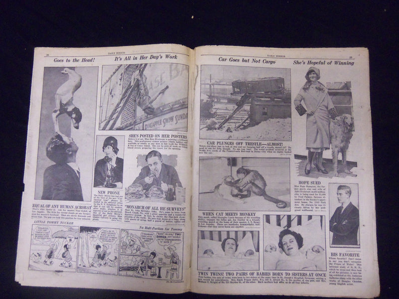 1927 MARCH 9 NEW YORK DAILY MIRROR - GIRL MYSTERY - NP 2146