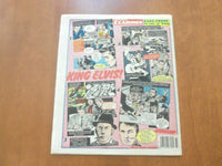 1977 NOVEMBER 15 NATIONAL EXAMINER NEWSPAPER - GIANT ELVIS COMIC PAGE - NP 4718