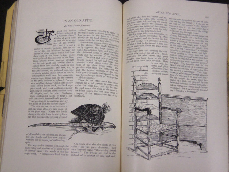 1891 NEW ENGLAND MAGAZINE LOT OF 9 ISSUES - NICE ILLUSTRATIONS & ADS - WR 169