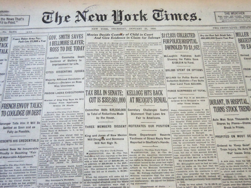 1926 JAN 21 NEW YORK TIMES - DEMPSEY TO DEFEND TITLE AGAINSTT TUNNEY - NT 5680