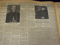 1939 FEBRUARY 11 NEW YORK TIMES - BODY OF POPE LIPS IN STATE - NT 4358