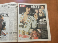 1977 DECEMBER 27 THE STAR NEWSPAPER - ELVIS PRESLEY - YEAR IN REVIEW - NP 4698