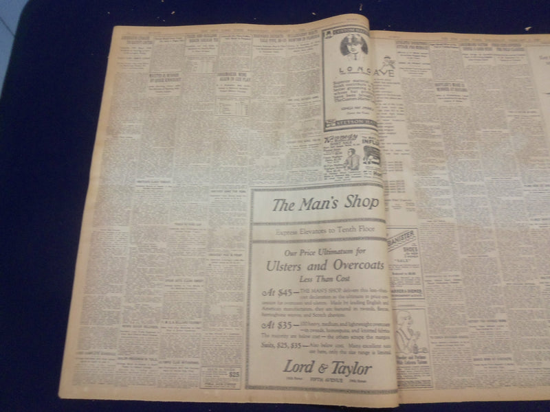 1922 FEBRUARY 8 NEW YORK TIMES - FILM STAR FAINTS AT TAYLOR FUNERAL - NT 9006