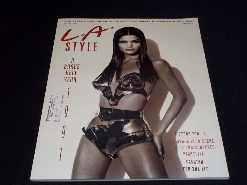 1991 JANUARY L.A. STYLE MAGAZINE - A BRAVE NEW YEAR FRONT COVER - E 20212