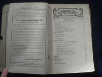 1908 DECEMBER THE AMERICAN DENTAL JOURNAL - VOLUME VII, NUMBER 12 - J 6486