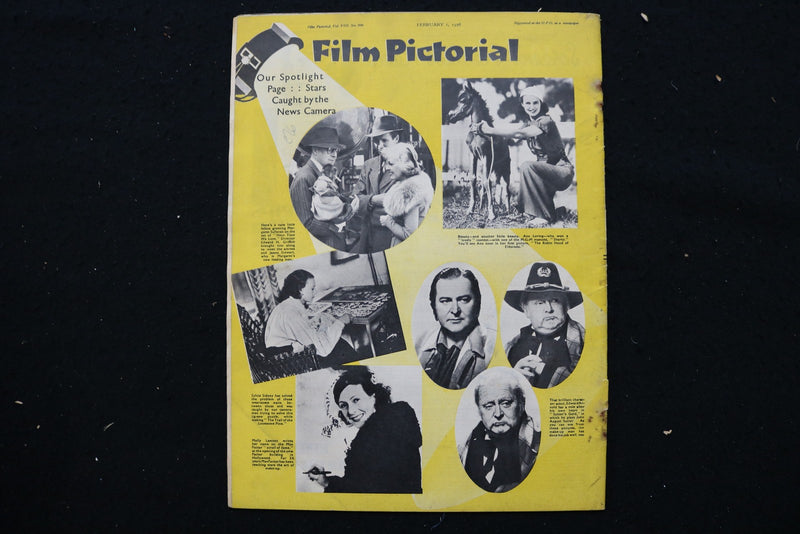 1936 FEB 1 FILM PICTORIAL MAGAZINE - GARY COOPER AND ANN HARDING COVER - E 25172