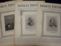 1893 AMERICAN INDUSTRIES MAGAZINE LOT OF 31 ISSUES - ILLUSTRATIONS- NP 1816