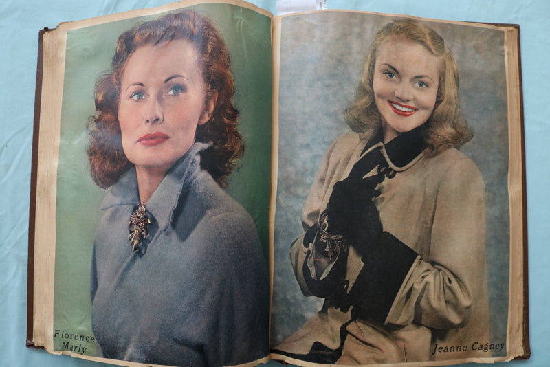 1940'S CELEBRITY SCRAPBOOK - INGRID BERGMAN - BING CROSBY - E 26496