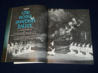 1975-1976 THE ROYAL SWEDISH BALLET PROGRAM - GREAT PHOTOS - J 5080