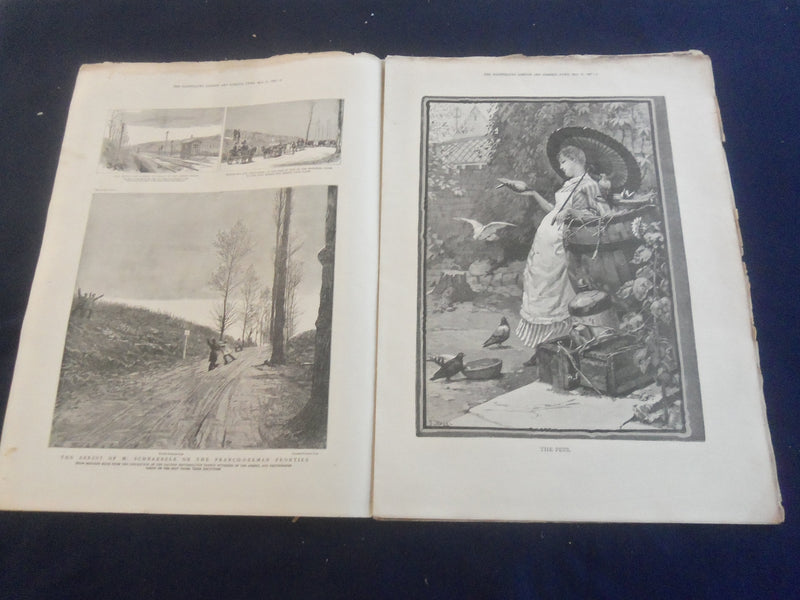 1887 MAY 11 THE ILLUSTRATED LONDON NEWS MAGAZINE - GREAT ILLUSTRATIONS - B 2801U