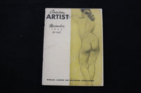 1953 NOV AMERICAN ARTIST MAGAZINE - A DRAWING BY EUGENE SPEICHER COVER - E 10388