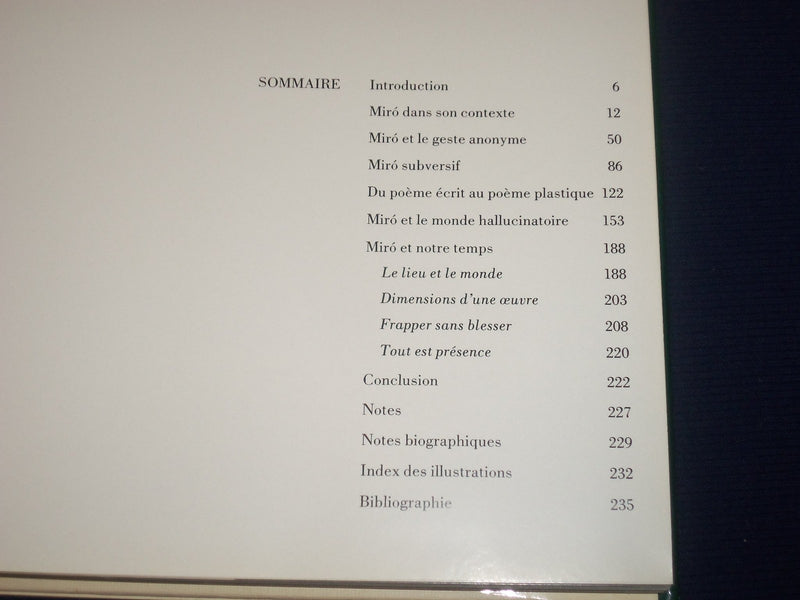 1978 MIRO CATALAN UNIVERSAL BOOK BY PERE GIMFERRER- FRENCH - PHOTOS - KD 2694