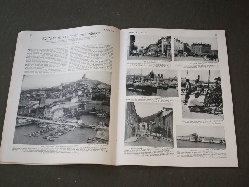 1928 AUGUST TRAVEL MAGAZINE - CATHEDRAL OF STRASBOURG - F 550