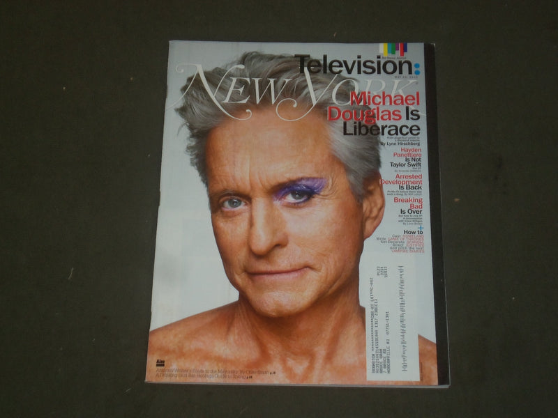 2013 MAY 20 NEW YORK MAGAZINE - MICHAEL DOUGLAS IS LIBERACE - B 2151
