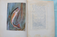 1902 THE SPECKLED TROUT HARDCOVER BOOK BY LOUIS RHEAD - KD 9696