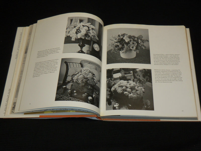 1978 DECORATING WITH FLOWERS HARDCOVER BOOK BY DENISE OTIS - R 724X
