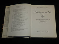 1987 PAINTINGS AS AN ART HARDCOVER BOOK BY RICHARD WOLLHEIM - R 705P
