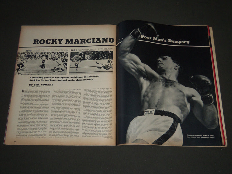 1952 JANUARY 15 LOOK MAGAZINE - ROCKY MARCIANO - MARX - ST 5092