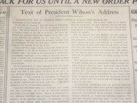 1918 FEBRUARY 12 NEW YORK TIMES- GERMAN ARMY PARTY BLOCKS PEACE, WILSON- NT 8238